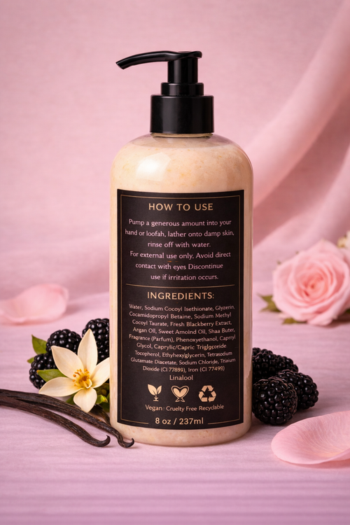 Blackberry Vanilla Dream – Body Wash (8 oz)