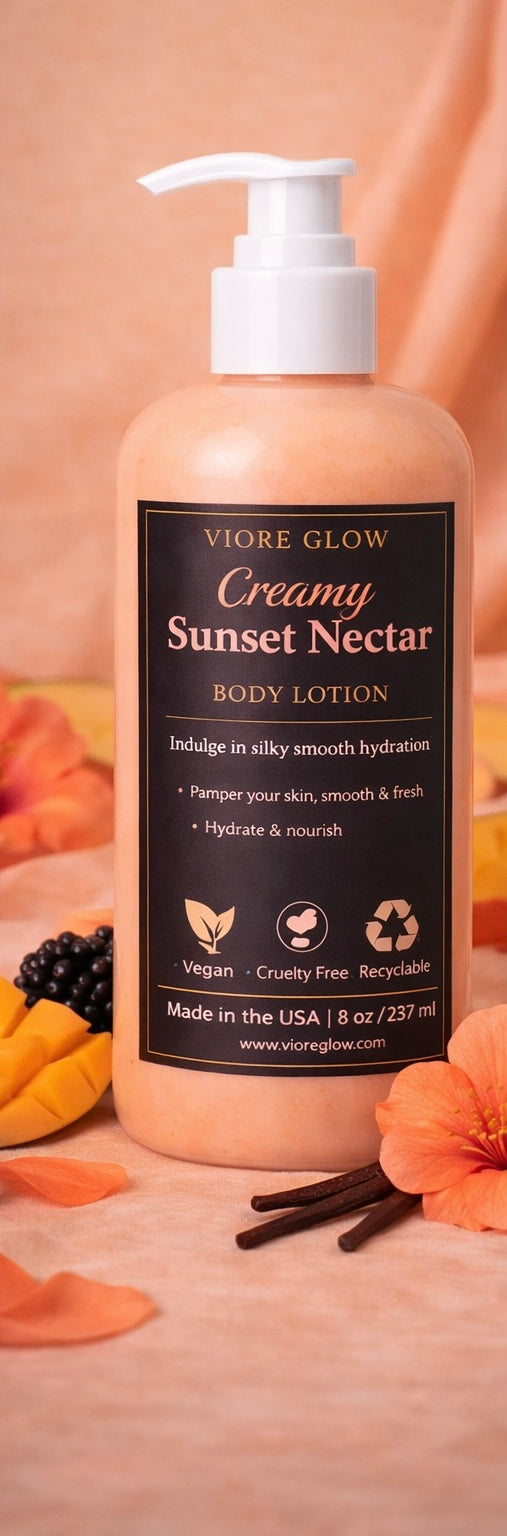 🍊 SUNSET NECTAR BODY LOTION – 8 OZ