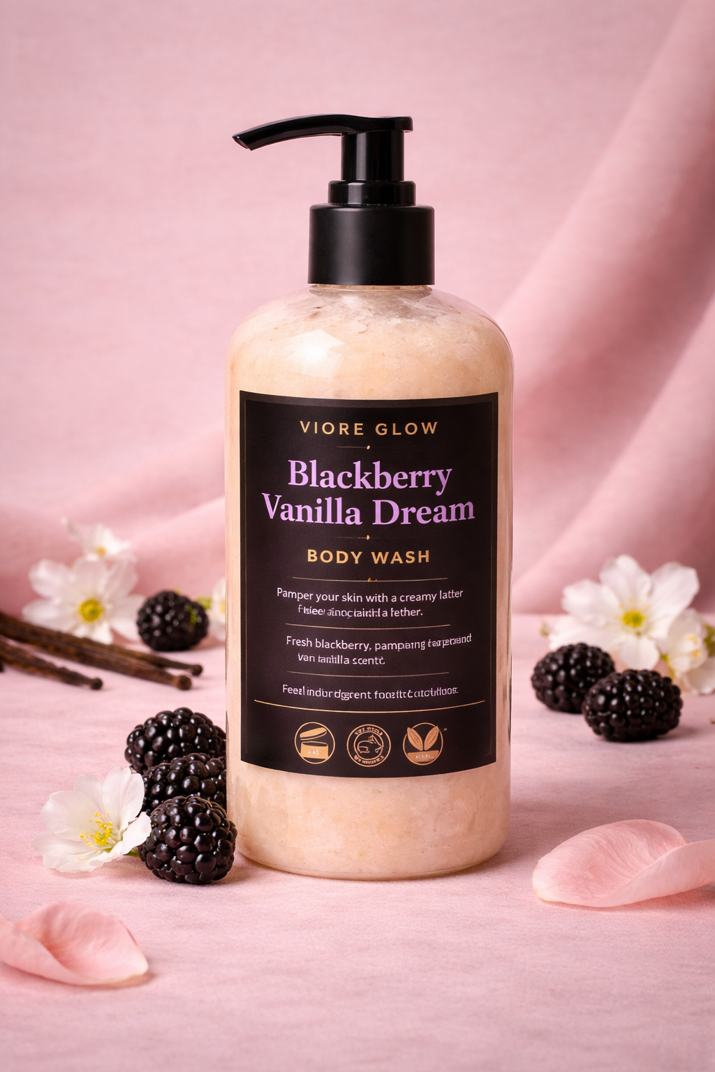 Blackberry Vanilla Dream – Body Wash (8 oz)