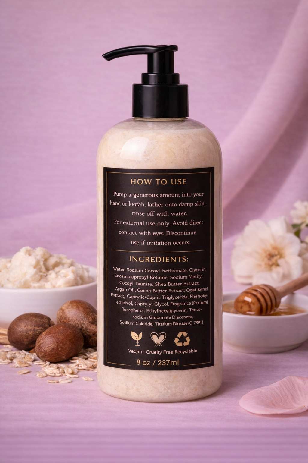 Milky Shea – Nourishing Cream Body Wash (8 oz)